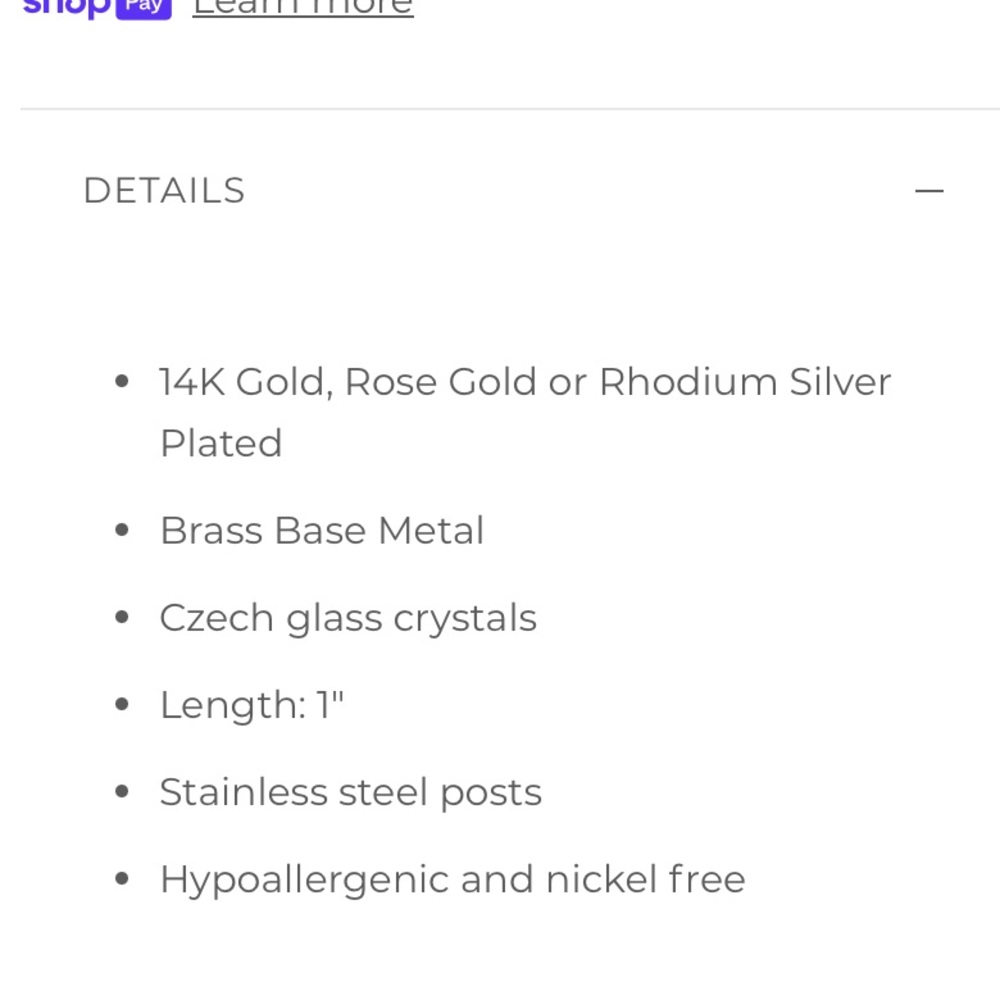 Untamed Petals Carla Rose Gold Earrings - Picture 2 of 5